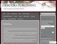 Tablet Screenshot of ckbookspublishing.com